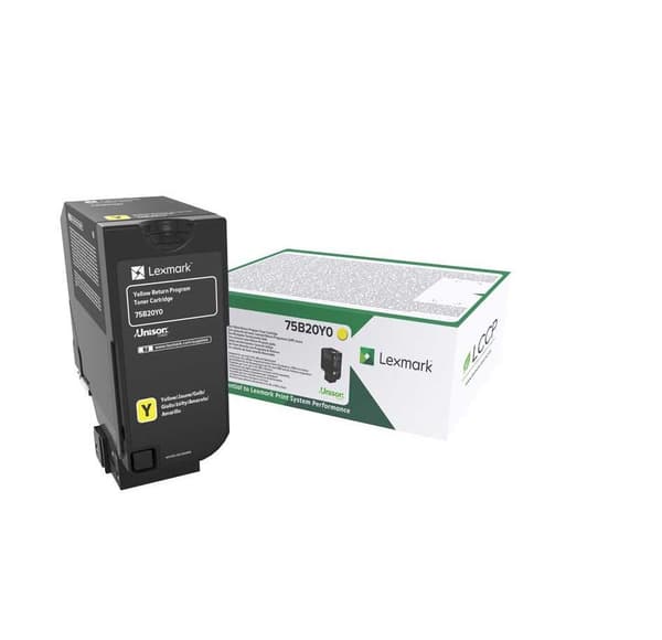 Lexmark - gul - original - tonerpatron