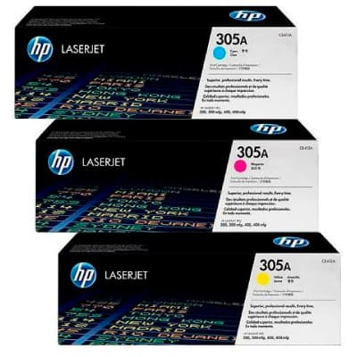 Toner HP 305A C/M/Y Trip* e Pack CF370AM