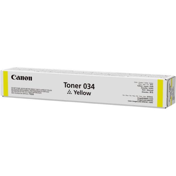 Toner Original Canon Yellow, 034Y, pentru IR C1225iF|C1225, 7.3K, (timbru verde 1.2 lei) , "CF9451B001AA"
