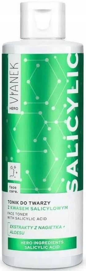 VIANEK Hero Salicylisk ansigtstoner med salicylsyre 200 ml