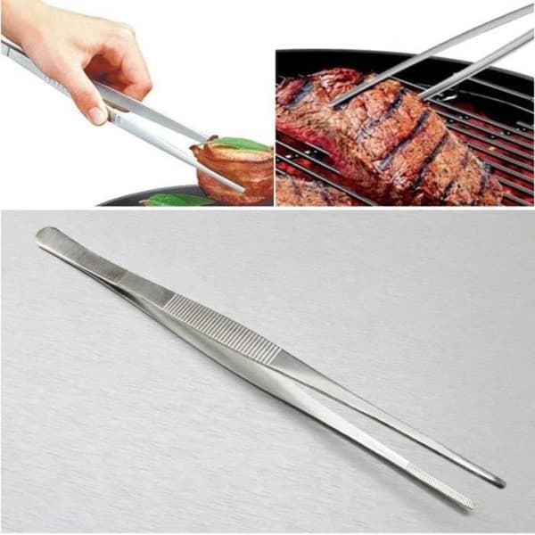 Mattång - Silver - 30cm - Rostfritt stål - Silverfärg - Köksredskap