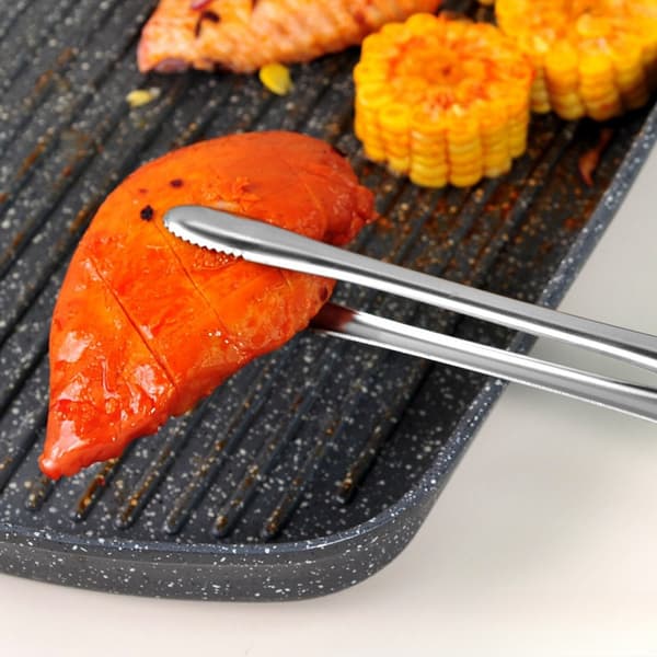 INF Camping BBQ Tongs - Ruostumattomasta teräksestä valmistetut grillipihdit 0