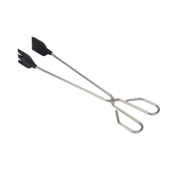 Tång i rostfritt stål. med nylonskyffel 35cm