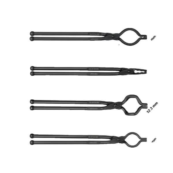 Smideszång, Hållbart Kolstål, Ergonomisk Design,4 st