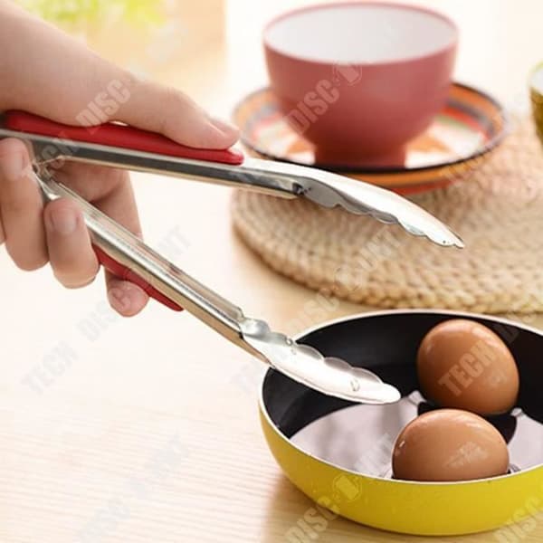 TD® mattång i rostfritt stål, BBQ-tång, brödtång, serveringsredskap, serveringsverktyg för tårtor