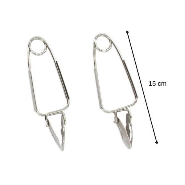 Snigelplockare - Fackelmann - 2-pack - Rostfritt stål - 15 x 6 cm - Ej diskmaskinssäker