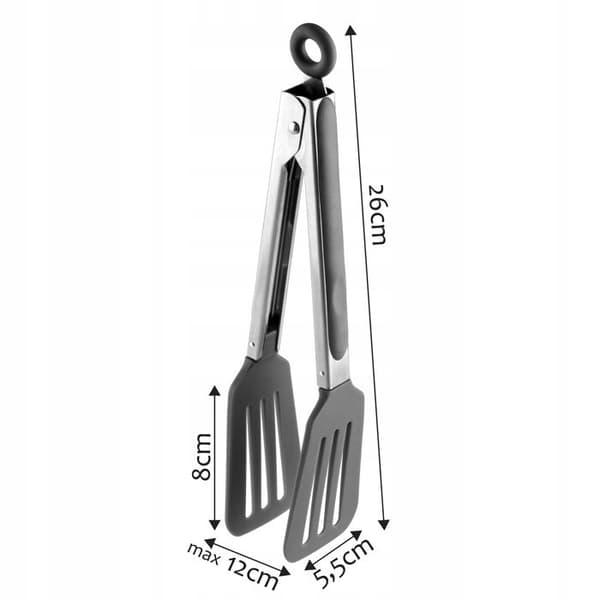 Köksredskap - KADAX - Universell köksgrip - Stål, silikon, nylon - 3x5,5x26 cm - Beige