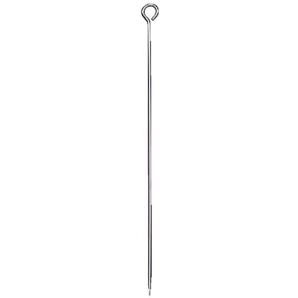 Pique brochette - Vogue - Metall brochette 12po - Inox - 305 mm - Böjd ände