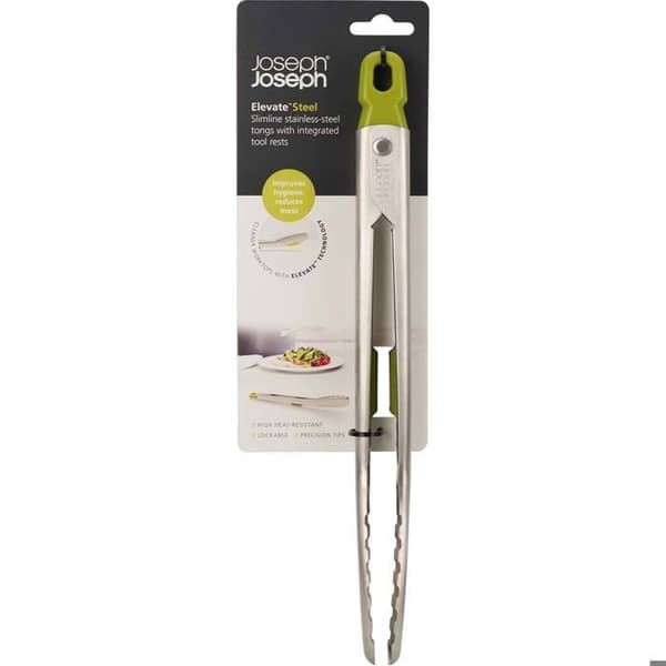 Pincett - Joseph Joseph - Elevate™ - Rostfritt stål - Grön - Inbyggt stöd