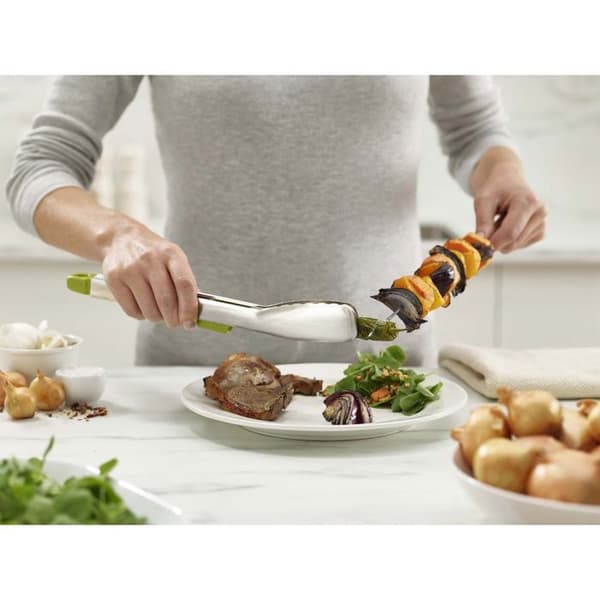 Pincett - Joseph Joseph - Elevate™ - Rostfritt stål - Grön - Inbyggt stöd