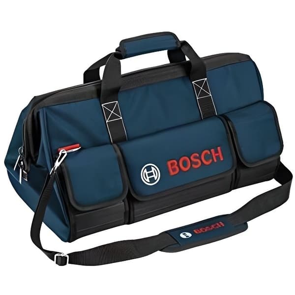 Verktygsväska - BOSCH - Storlek M - Slitstark polyester - 3 fack - Enkel åtkomst