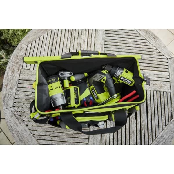 RYOBI - Väska med förstärkt botten 46 x 26 x 29 cm för 3 eller 4 verktyg - RSSMTB1