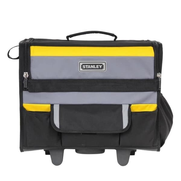 Softbag verktygsväska på hjul STANLEY - 1-97-515 - 46 cm - Svart, Grå och Gul - Slitstarkt material