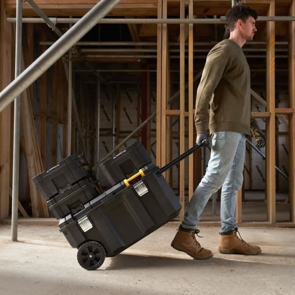 Verktygsvagn - STANLEY - PRO-STACK - 45 cm - Svart och gul - 20 kg kapacitet