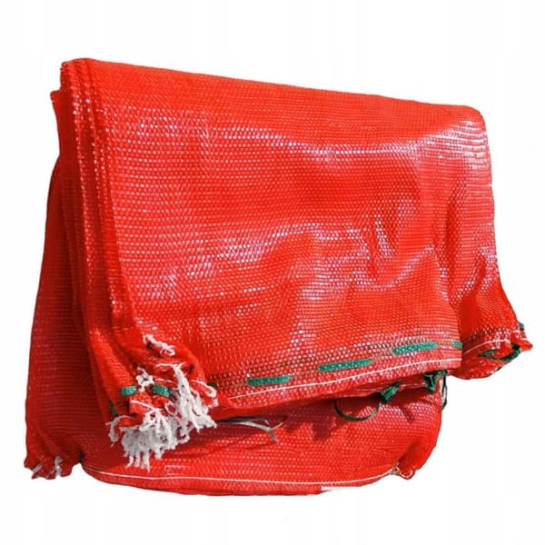 Röd raschelpåse 60x90 cm 30-35 kg 100 stycken