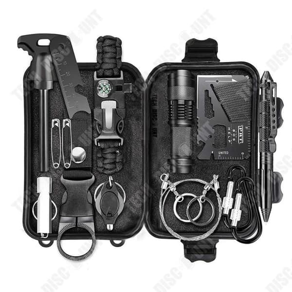 TD® Outdoor Camping Equipment Survival Tool Set Multifunktionella nödtillbehör
