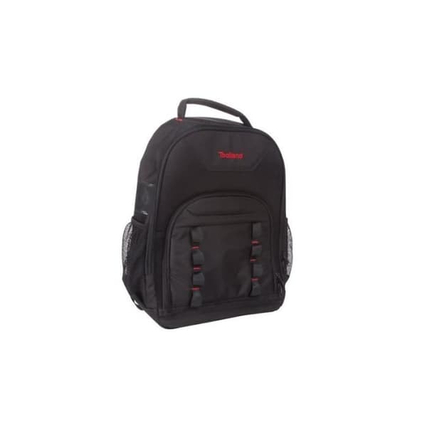 Verktygsryggsäck - MÄRKE - 38 x 50 x 20 cm - Svart - Datorfack - Plastfötter