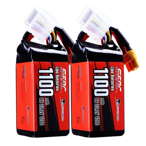 Lipo-batteri, 22,2V, 6S