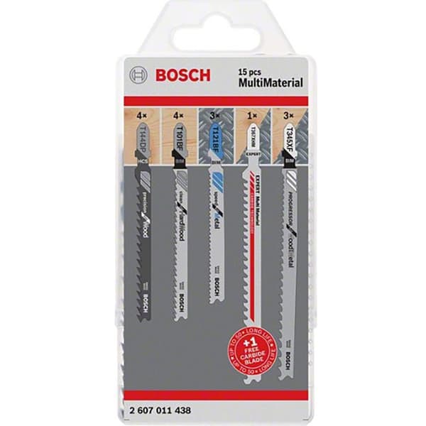 Bosch Professional Sticksågsblad Endurance Multimaterial 14+1 Durchsichtig