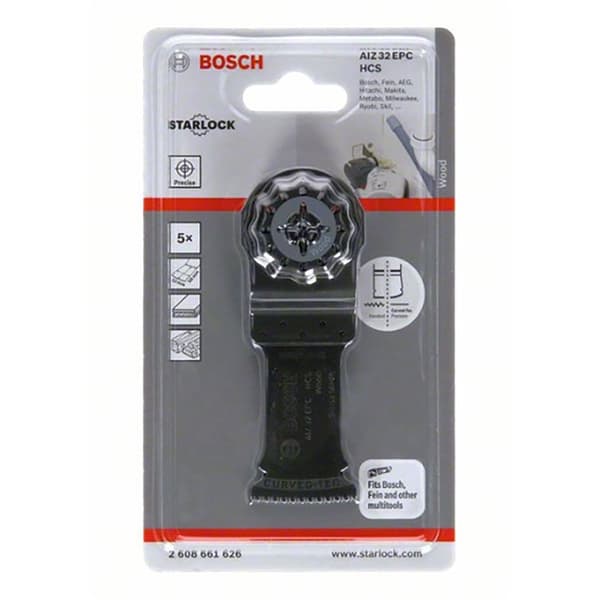 Bosch Professional Buet Træsegmenteret Savklinge Aiz 32 Epc 5 Enheder Søvfarvet