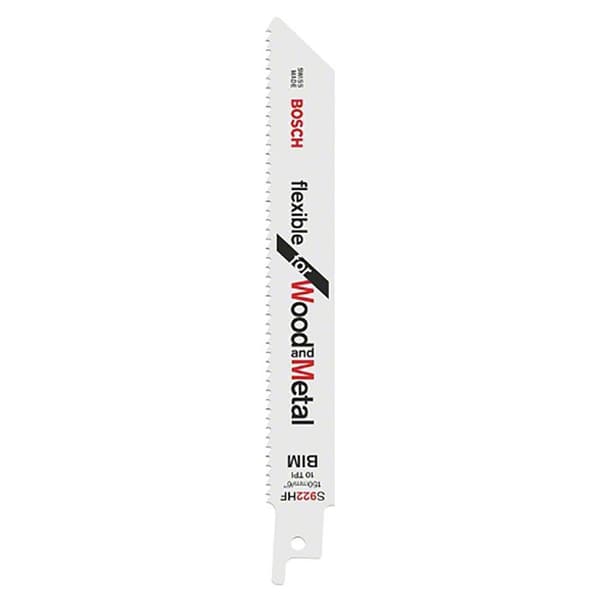 Bosch Professional Fleksibel Træ-og Metalsavskåret S 922 Hf 5 Enheder Transparent