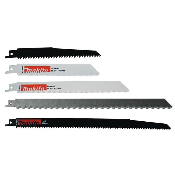 Makita Sabre Save Reserve P-83951 Recipro Starter Set 5 Enheder Søvfarvet