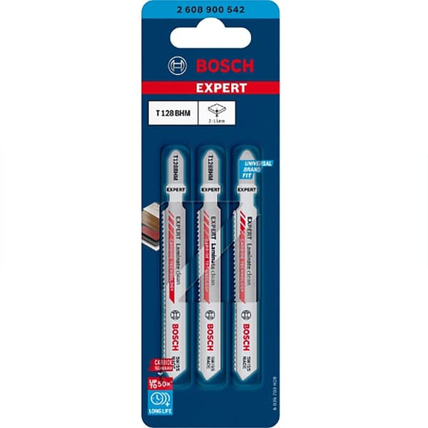 Bosch Professional Jig Sahan Terä Expert T128bhm Laminate Clean 3 Yksiköitä