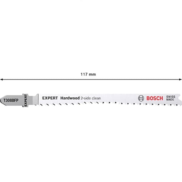 Bosch Professional Stiksavsblad Expert T308bfp Hardwood 2 Side Clean Precision 5 Enheder