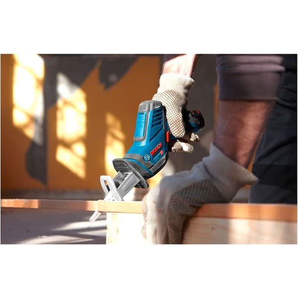 Bosch Professional Akku Sabre Sav Med Gsa 12v-14 2 Batterier + Oplader Blå