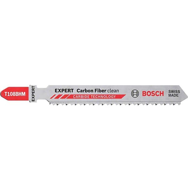 Bosch Professional Stiksavsblad Expert T108bhm Carbon Fiber Clean 3 Enheder Transparent