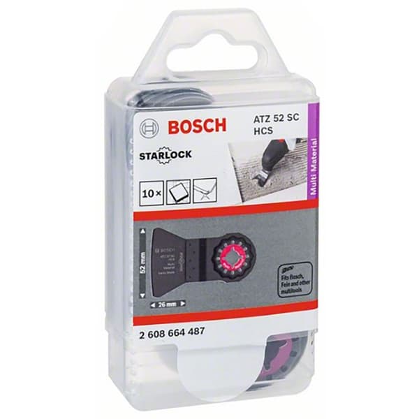 Bosch Professional Multi-materiale Segmenteret Savklinge Atz 52 Sc 10 Enheder Transparent