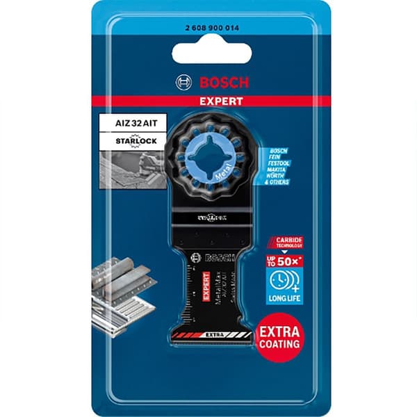 Bosch Professional Segmenteret Savklinge Expert Coated Carbide Plunge Cut Metal Aiz32ait Blå