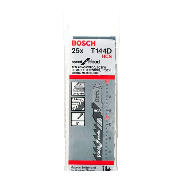 Bosch Professional Stiksavsblade T 144 D 100 Mm 25 Enheder Sort
