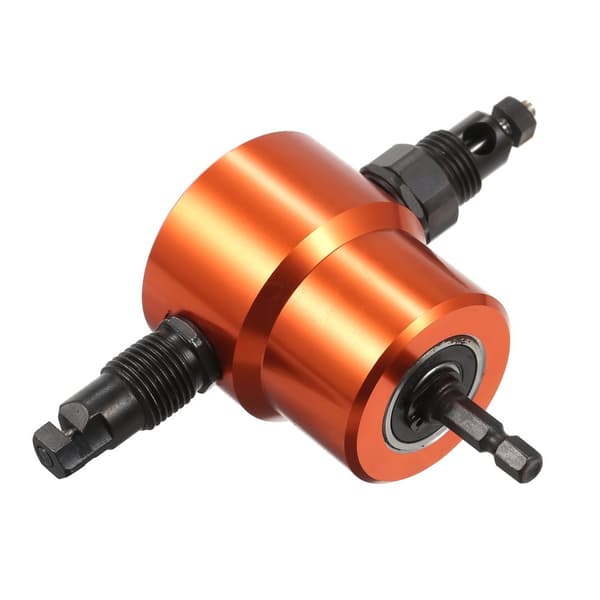 Metallileikkuri porakoneen lisäosa, säädettävä leikkuukulma, korkea nopeus 1500-3000 rpm, monipuolinen metallilevyn leikkaus