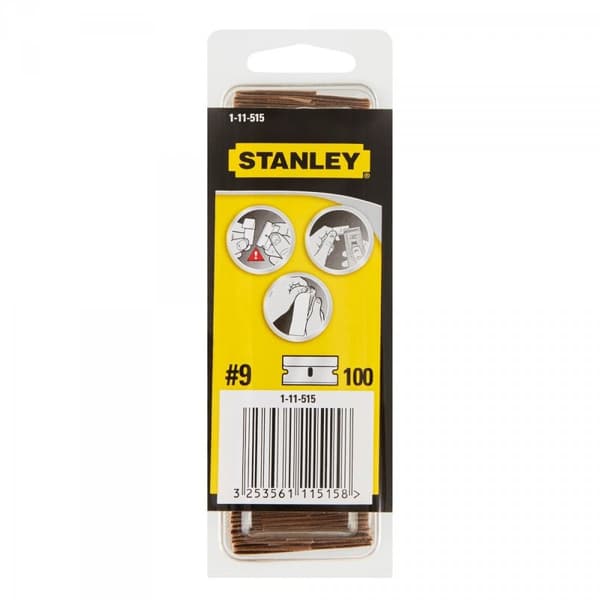 Udskiftelige glasskraberblade 100 stk. Stanley 1-11-515