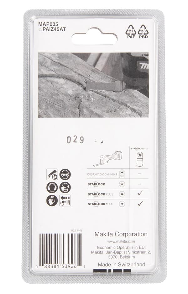 Makita B-66363 multifunktionsværktøjstilbehør Savklinge