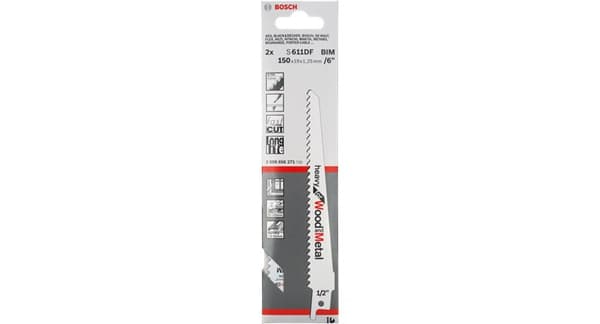 Bosch S 611 DF Heavy til træ og metal bajonetsavklinger