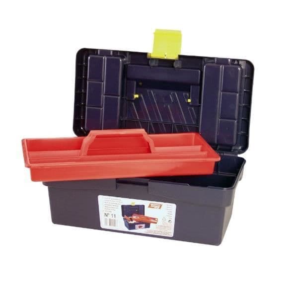 Verktygslåda - OUTIFRANCE - 356 x 190 x 150 mm - Lila - Plast - Oförstörbar