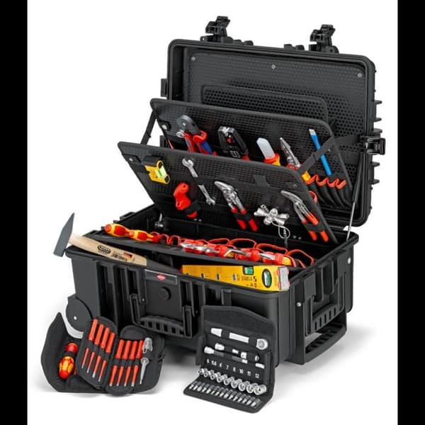 Robust 45 Elektro 63-delad KNIPEX verktygslåda - Svart - Elskena - Elskydd