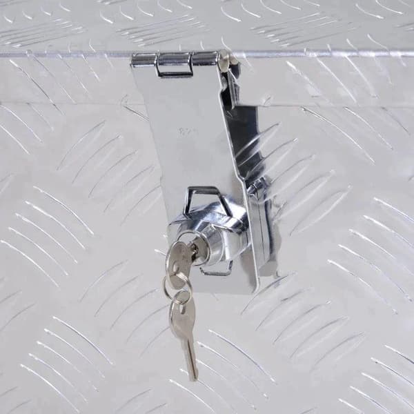 Rootz Toolbox - Laitelaatikko - Laatikko - Lukolla - Kaksi kantokahvaa - Alumiini - 76 x 33 x 25 cm