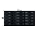 Miniatyrbild 2 av 4: Väggpanel för verktygsförvaring - XMTECH - 120 x 60 cm - 3 paneler - 17 tillbehör - Röd och svart metall