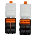 Miniatyrbild 9 av 10: Rootz Tool Storage Box - Multifunktionell Verktygslåda - Sorteringslåda - Små delar - Förvaringsdelar - Orange/Svart - 28,7 x 22,5 x 5,5 cm