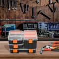 Miniatyrbild 2 av 10: Rootz Tool Storage Box - Multifunktionell Verktygslåda - Sorteringslåda - Små delar - Förvaringsdelar - Orange/Svart - 28,7 x 22,5 x 5,5 cm