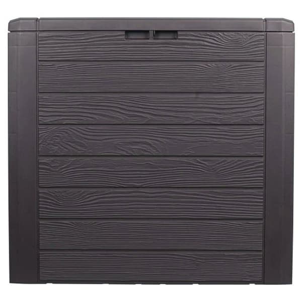 Prosperplast Ulkokäyttöinen Säilytyslaatikko 140l Woodebox Collection 58.5x46x55 Cm Harmaa