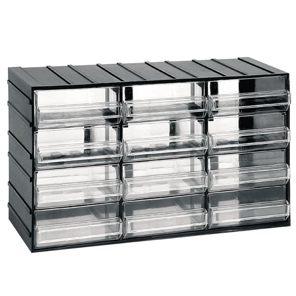 Artplast Kasetit Kanssa 12 38.2x14.8x23 Cm 38.2x14.8x23 Cm Lipasto Kirkas
