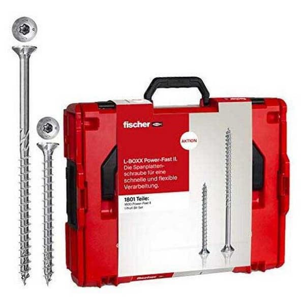 Fischer Järjestäjälaatikko Power Fast Ii L-boxx 102 Hopeinen