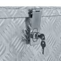 Miniatyrbild 5 av 7: Förvaringslåda aluminium 80x30x35 cm silver