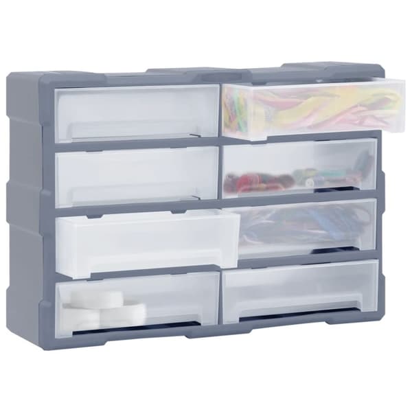 skuffereol med 8 store skuffer 52x16x37 cm