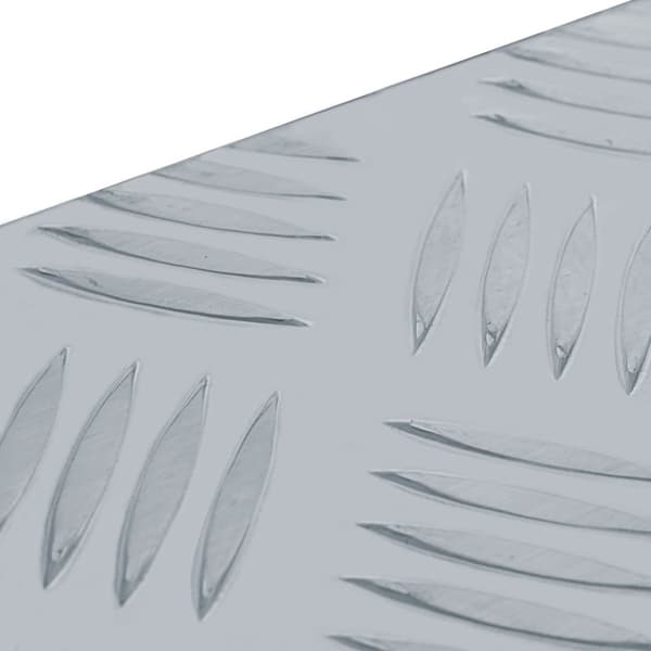 aluminiumskasse 61,5 x 26,5 x 30 cm sølvfarvet