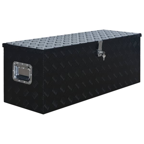 Aluminiumlåda 1085x370x400 mm svart
